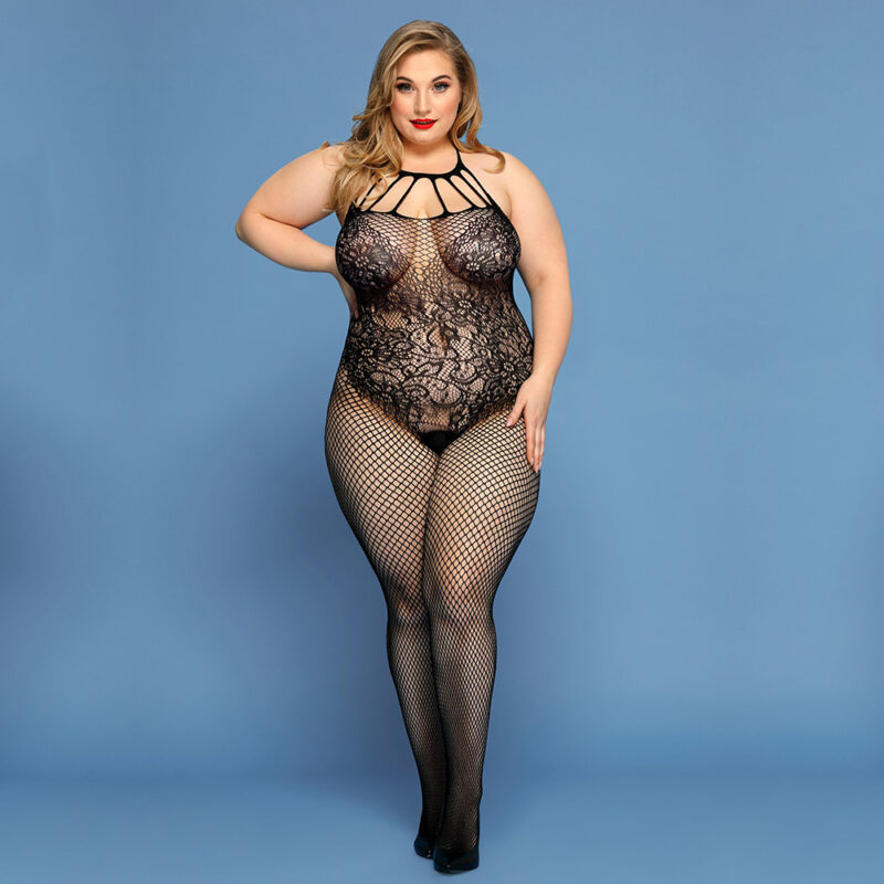 Sexy Net Clothes Plus Size Sexy Lingerie Black - Image 5