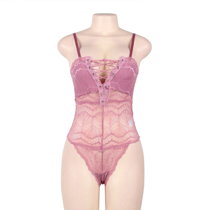 lace file one piece Sexy lingerie - Image 3
