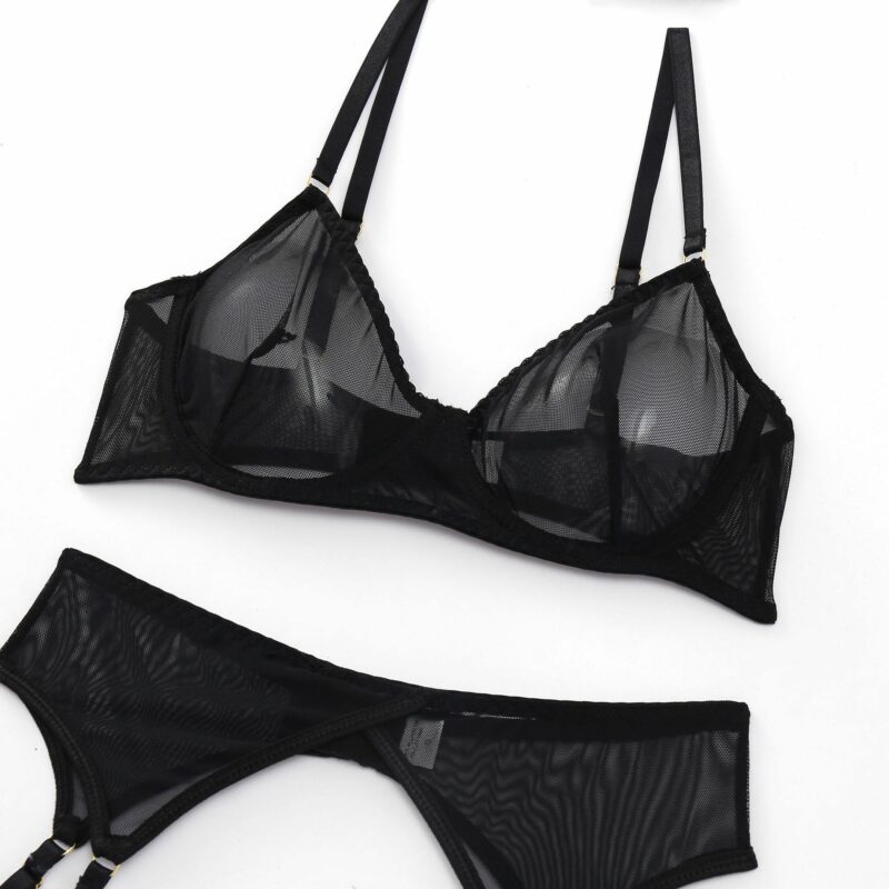 Three-piece Sexy Lingerie Garter Belt - Image 8