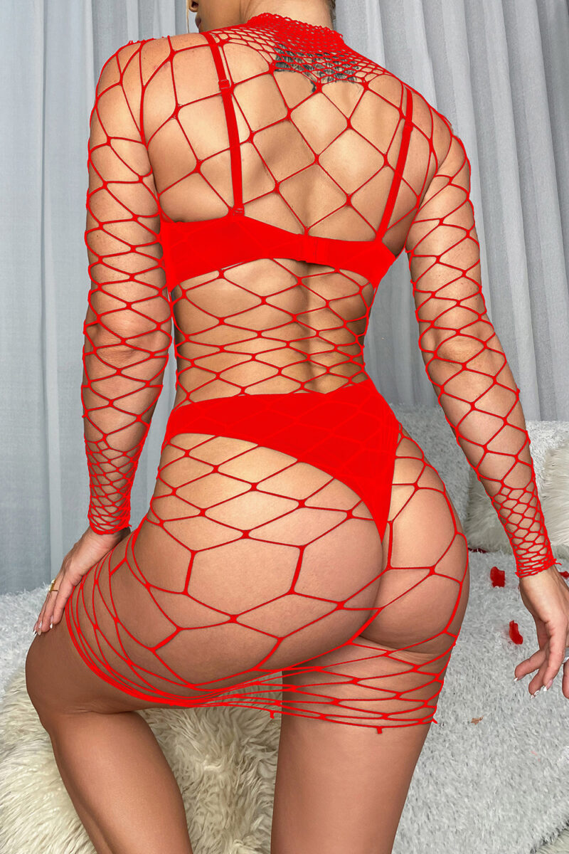 Women's Long-sleeved Mesh Sexy Lingerie - Image 6