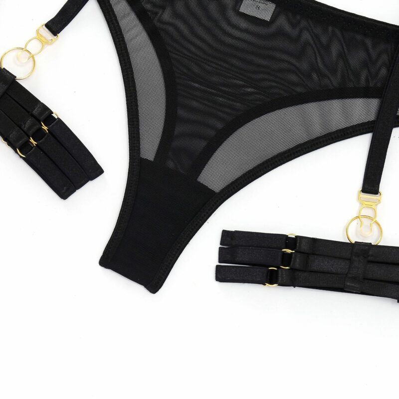 Three-piece Sexy Lingerie Garter Belt - Image 6