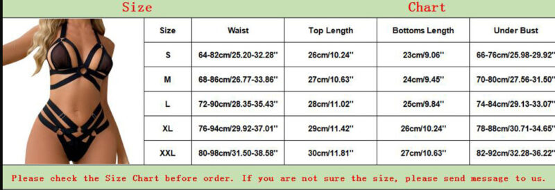 2piece Sexy Hollow Webbing Sexy Underwear Lingerie Set For W - Image 7