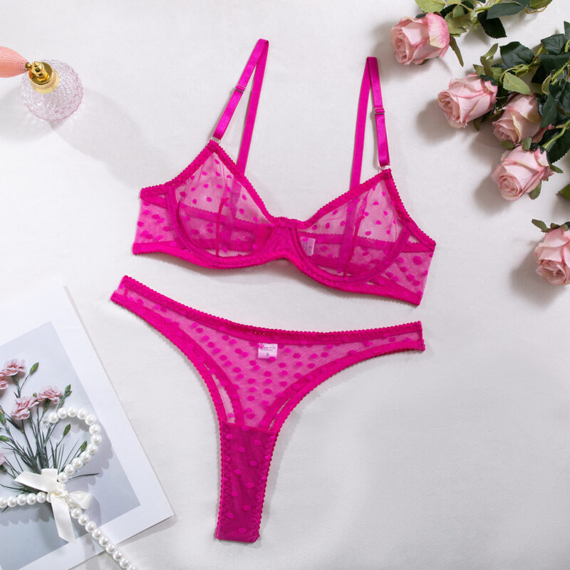 Girl Thin Sexy Lingerie Two-piece Suit - Image 8