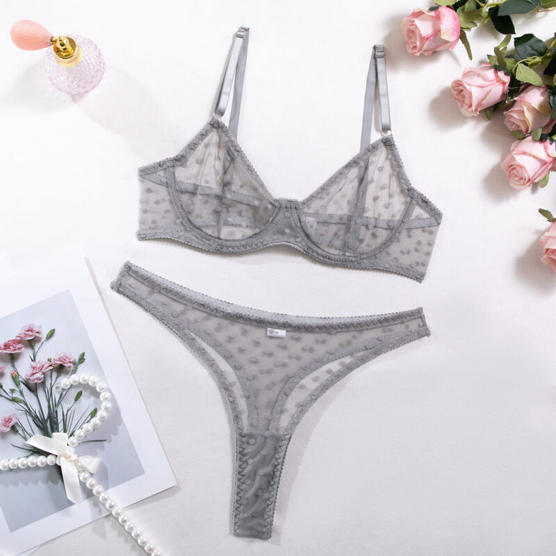 Girl Thin Sexy Lingerie Two-piece Suit - Image 9