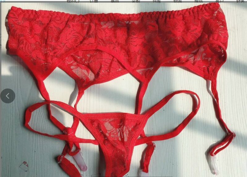Sexy Lingerie Set Of 2 Garters Underpants - Image 4