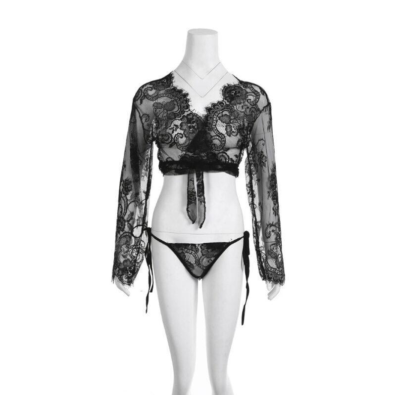 Lace sexy lingerie beach blouse - Image 6