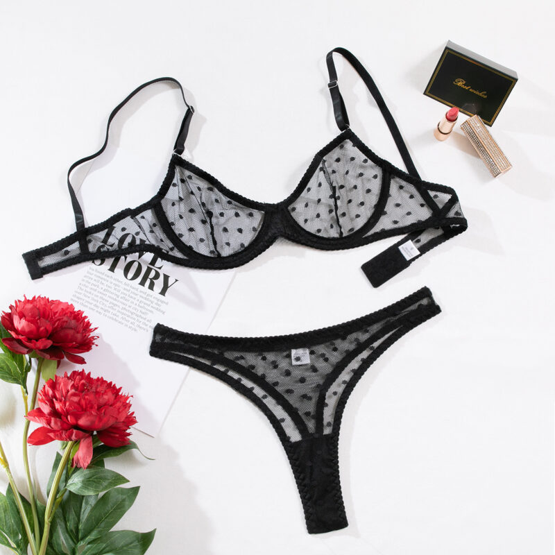 Girl Thin Sexy Lingerie Two-piece Suit - Image 6