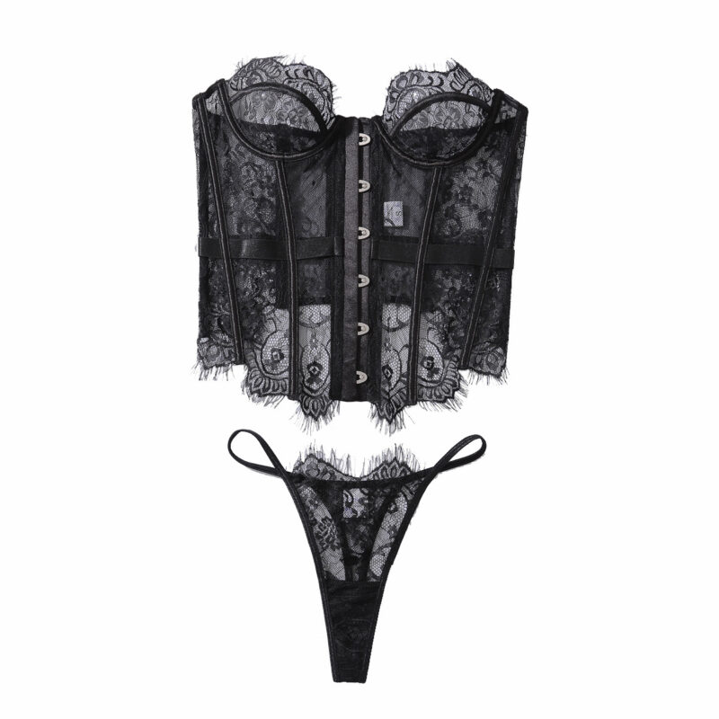 Fishbone Slimming Body Shaping Sexy Lingerie Set - Image 5