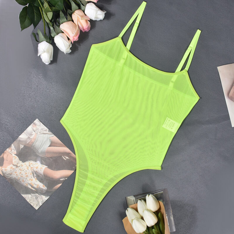 Sheer Mesh Sexy Backless Temptation Jumpsuit Sexy Lingerie - Image 7