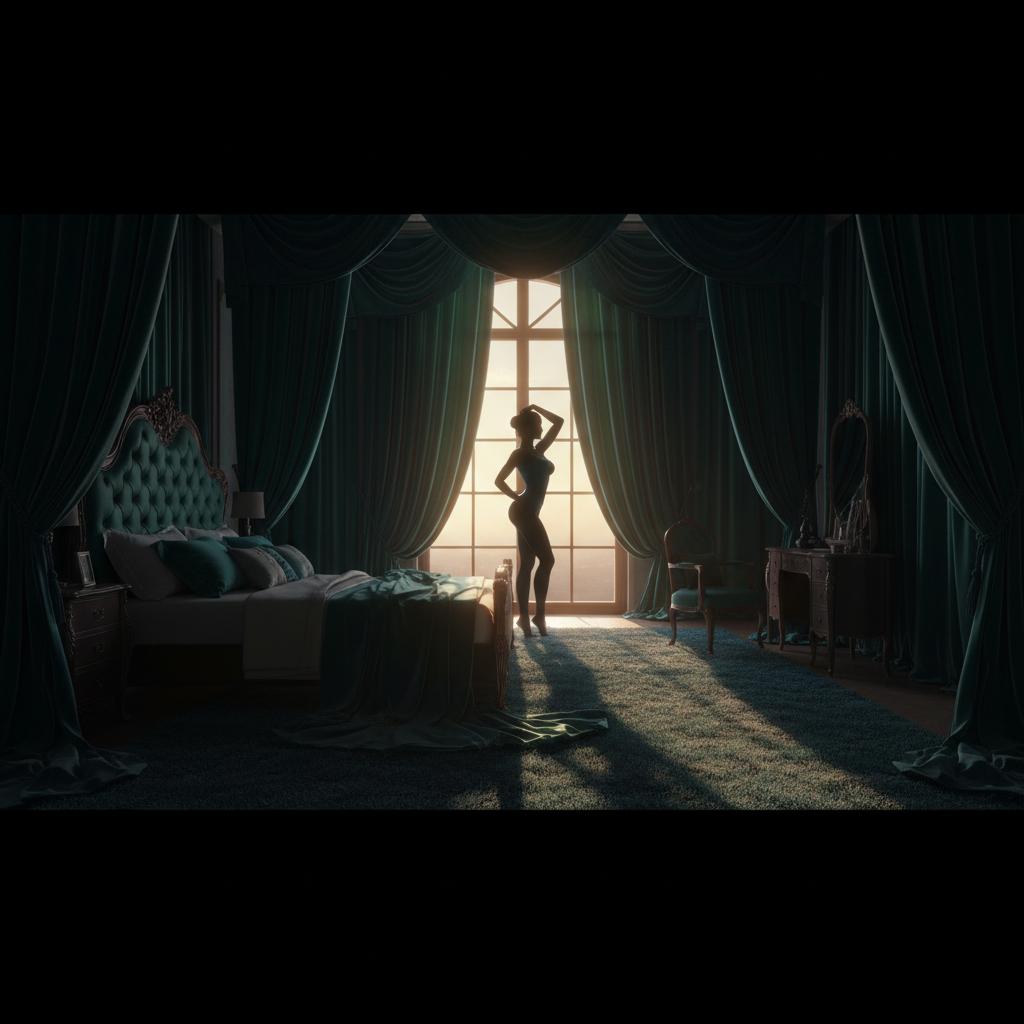 Luxurious nightwear textures