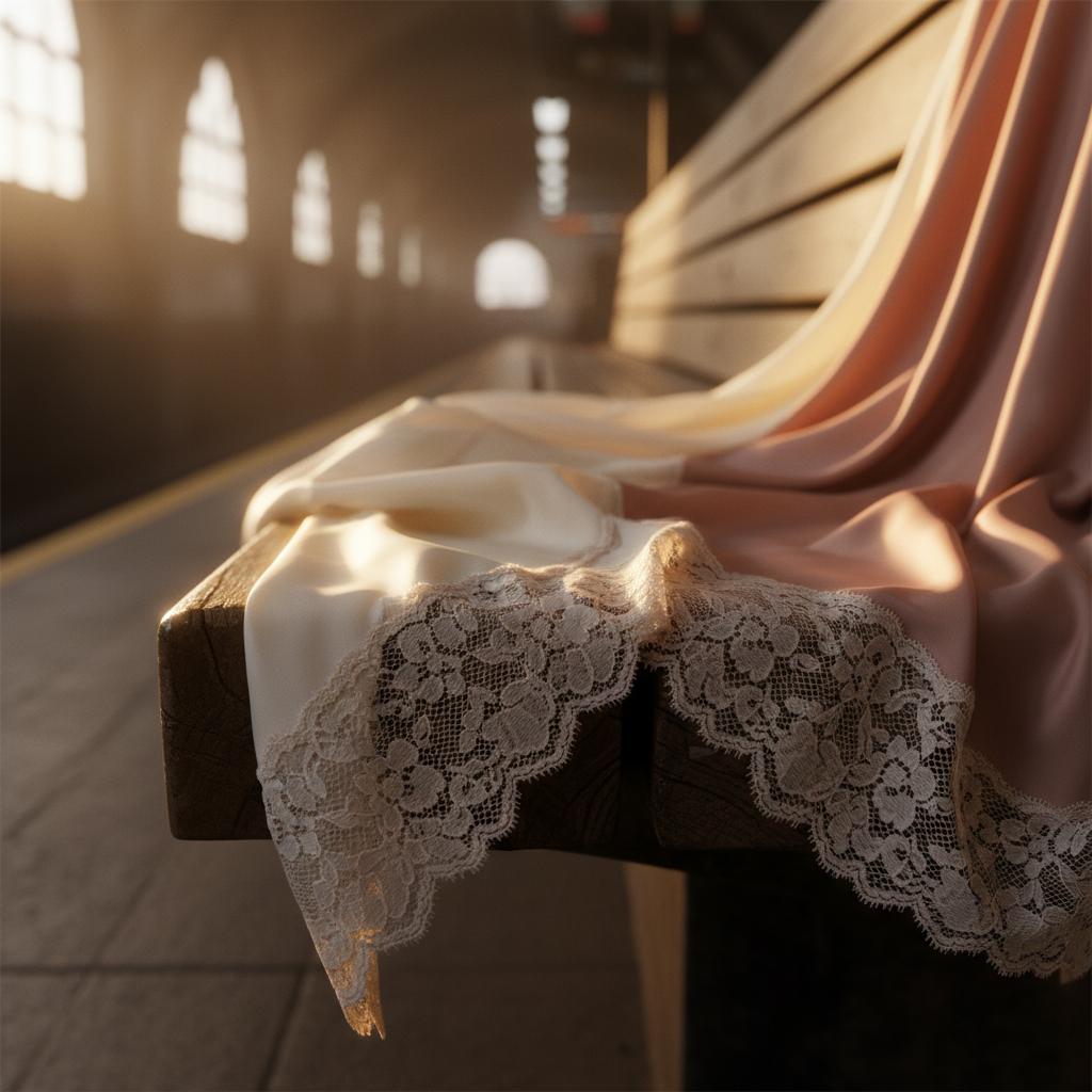 Luxury fashion runway look